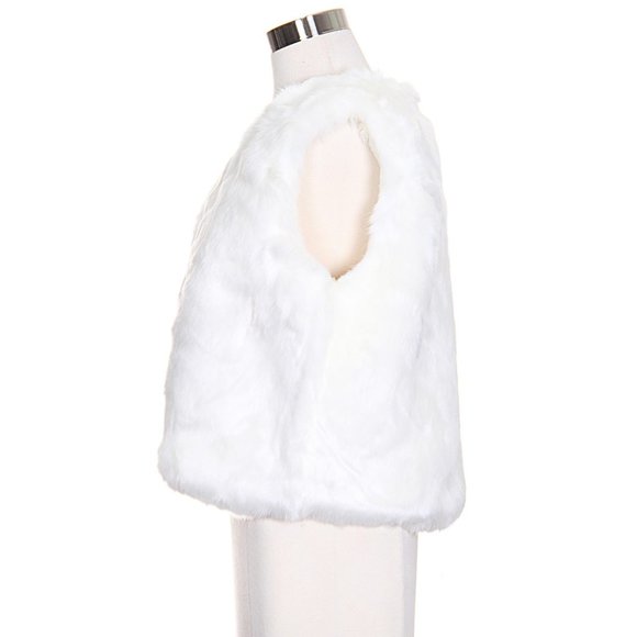 Code 22 Soft Faux Fur Vest Medium - Picture 2 of 8